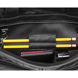 Black Leather Briefcase&nbsp;&nbsp;Model#&nbsp;QS090206C