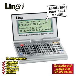 Lingo European 5-Language Talking Translator Model# TT-5500C