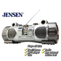 Jensen Portable Digital Music System Model# JISS-700I