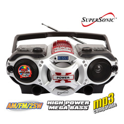 Portable Music Player&nbsp;&nbsp;Model#&nbsp;SC-1395-RED