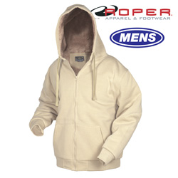 Khaki Sherpa Lined Sweatshirt&nbsp;&nbsp;Model#&nbsp;03-097-0199-1556BR