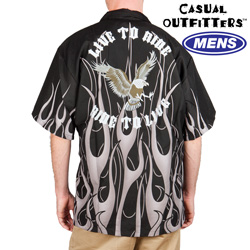 Live To Ride Flame Shirt Model# GFSHIRT9
