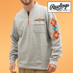 Rawlings 1/4 Zip Sweatshirt&nbsp;&nbsp;Model#&nbsp;M2096-GREY