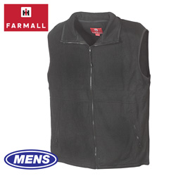 Mens Black Farmall IH Vest&nbsp;&nbsp;Model#&nbsp;FMV-0113A