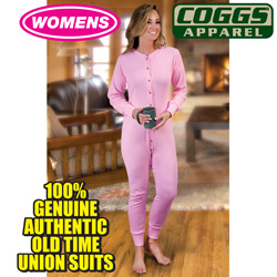 Womens Pink Union Suit