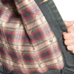 Flannel Lined Denim Jacket&nbsp;&nbsp;Model#&nbsp;2771C-014HL-2X
