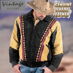 Suede Southwestern Jacket Model# 23762