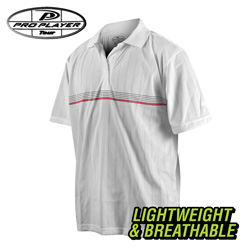 Pro Player Golf Shirt - White Model# M2977-WHITE