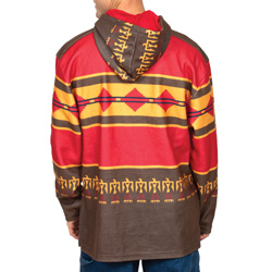 Red Southwest Pullover Sweatshirt