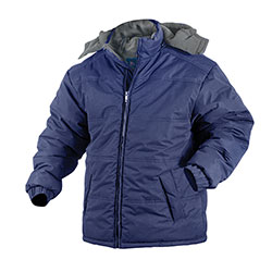 Navy Fleece Lined Hooded Jacket&nbsp;&nbsp;Model#&nbsp;14005