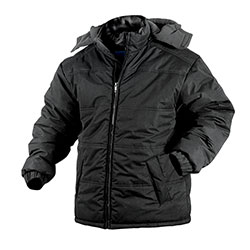 Black Fleece Lined Hooded Jacket&nbsp;&nbsp;Model#&nbsp;14005