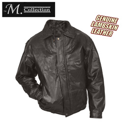 Mens Lambskin Leather Jacket Model# 287302