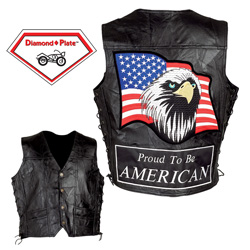 Proud American Leather Vest Model# GFVPTBAL