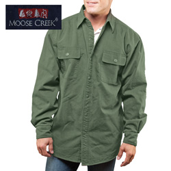 Green Moose Creek Shirt/Jacket Model# 7201-FOREST