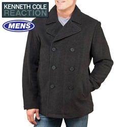 Kenneth Cole Peacoat - Charcoal&nbsp;&nbsp;Model#&nbsp;KC-606