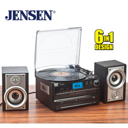 Jensen Stereo System with Turntable&nbsp;&nbsp;Model#&nbsp;JTA-980