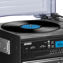 Jensen Stereo System with Turntable&nbsp;&nbsp;Model#&nbsp;JTA-980