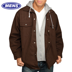 Utility Pro Jacket with Fleece Hood - Brown&nbsp;&nbsp;Model#&nbsp;UP6010-DUCK BROWN
