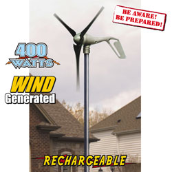 400 Watt Wind Generator&nbsp;&nbsp;Model#&nbsp;44444