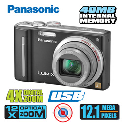 Panasonic 12.1MP Digital Camera&nbsp;&nbsp;Model#&nbsp;DMC-ZS6