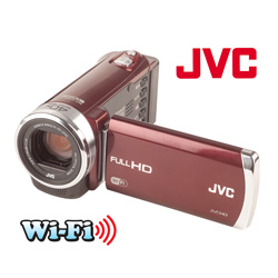 JVC HD Digital Video Camera&nbsp;&nbsp;Model#&nbsp;GZ-EX210RUS-RED