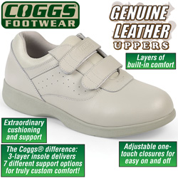Coggs Tan Mens Care Shoes Model# CT1877