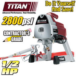 Titan 1/ 2HP Paint Sprayer&nbsp;&nbsp;Model#&nbsp;XT250