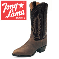 Tony Lama Chocolate Taurus Boots Model# 6171C