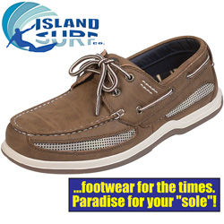 Island Surf Dark Brown Cod Shoes Model# 11011DBN