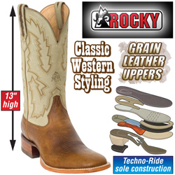 Rocky Fresno Western Boots&nbsp;&nbsp;Model#&nbsp;2884