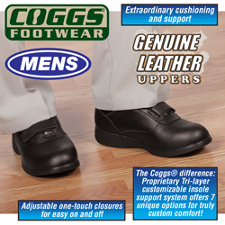 Coggs Black Mens Care Shoes&nbsp;&nbsp;Model#&nbsp;OUHAI15908BLK