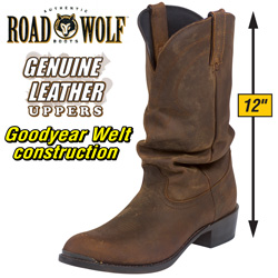 Road Wolf Brown Desperado Boots&nbsp;&nbsp;Model#&nbsp;1232W