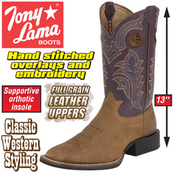 Tony Lama Rust Bridle Boots&nbsp;&nbsp;Model#&nbsp;RR4000