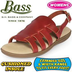 Bass Womens Cinnamon Sandals&nbsp;&nbsp;Model#&nbsp;KATHY-CINNAMON