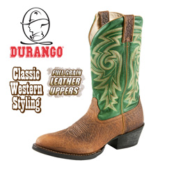 Durango Green Western Boots Model# DB5486