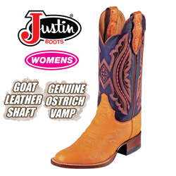 Justin Ostrich Boot Model# L5523