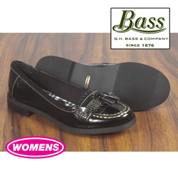 Bass Womens Black Patent Loafers&nbsp;&nbsp;Model#&nbsp;BLACK-PAT