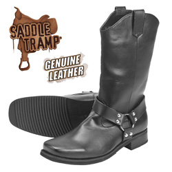 Black Harness Boots Model# JZ0876