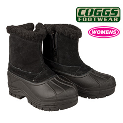 Womens Black Coggs Snow Boots&nbsp;&nbsp;Model#&nbsp;HH-5009