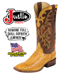 Full Quill Ostrich Boots Model# 8511