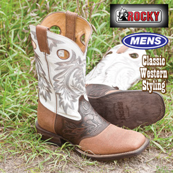 Rocky White Boots Model# 4993