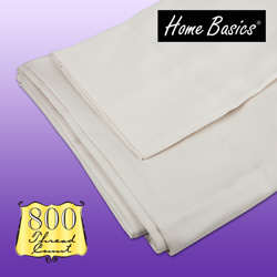 Home Basics 800 Thread Count Sheets - Queen Model# QUEEN-IVORY