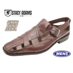 Stacy Adams Cimarron Sandals - Cognac&nbsp;&nbsp;Model#&nbsp;24727-221