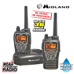 Midland 36-Mile GMRS Radios&nbsp;&nbsp;Model#&nbsp;GXT2000VP4