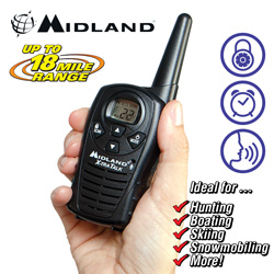 Midland 18-Mile GMRS Radio Pair Model# LXT114VP