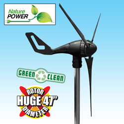 400Watt Wind Turbine&nbsp;&nbsp;Model#&nbsp;70400