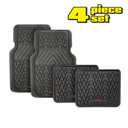 4 Piece Black Firehawk Mat Model# FS-1945