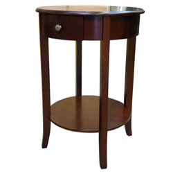 Round End Table - Cherry Model# H-125N