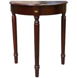 30 Inch Cherry Crescent End Table Model# H-133