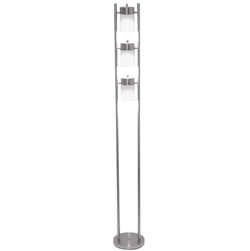 3-Light Adjustable Floor Lamp - White&nbsp;&nbsp;Model#&nbsp;3031FW